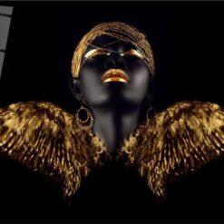 Dark Lady with wings