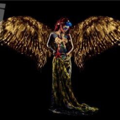 Lady with wings